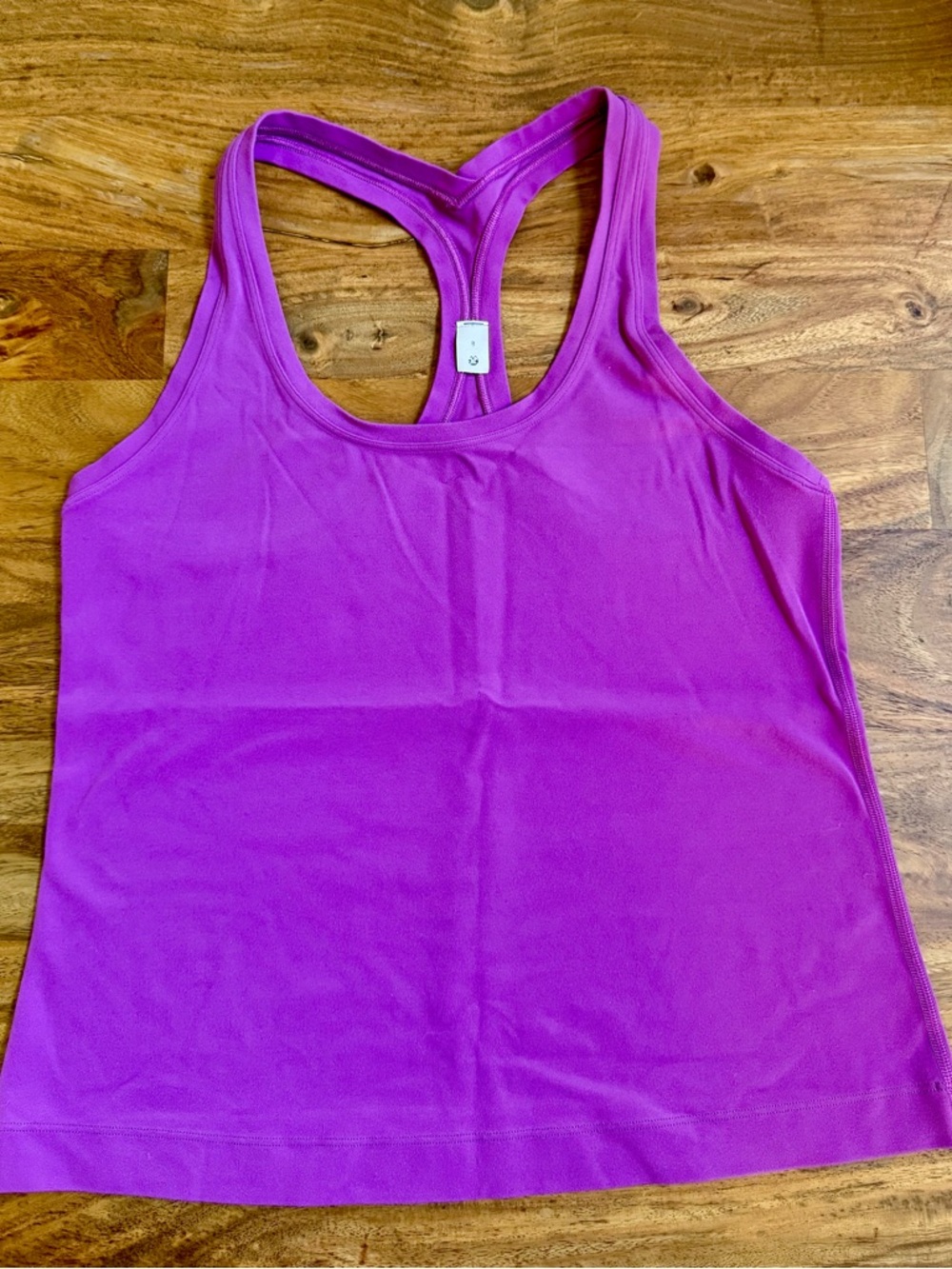 Lululemon Cropped Cool Racerback Tank Top - Fuchsia